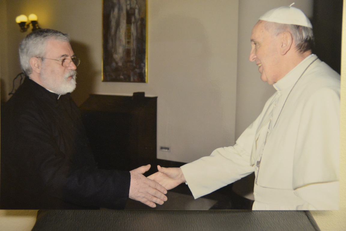 Papa Francisco I y Padre Tomas Del Valle-Reyes