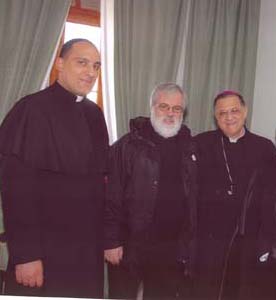 Padre Tomás en el Patriarcado Latino de Jersulen