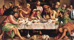 Galería Borghese, Rome: Jacopo Bassano's Ultima Cena