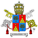 Bandera del Papa Alejandro VII