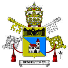 Bandera del Papa Benedicto XV
