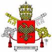 Bandera del Papa Inocencio XIII