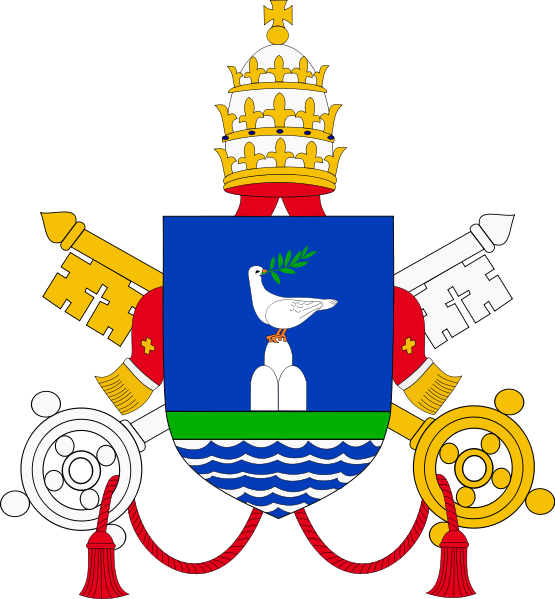 Bandera del Papa Pio XII